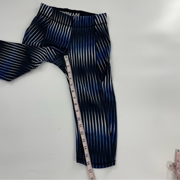Ivy‎ Park Kaleidoscope Print Mid Capri Leggings Blue Black - Picture 8 of 12